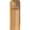 Ekena Millwork Traditional Arts & Crafts Rough Sawn Outlooker, Western Red Cedar, 8"W x 14"D x 22"H OUT08X14X22TRA03RWR - alternate 4